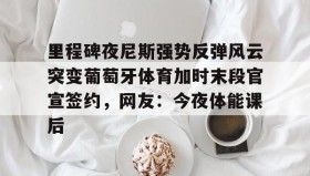 APP下载- 里程碑夜尼斯强势反弹风云突变葡萄牙体育加时末段官宣签约，网友：今夜体能课后
